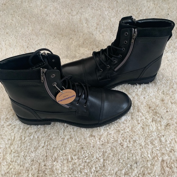 Aldo Leather Boots New Size 14 - Picture 3 of 6
